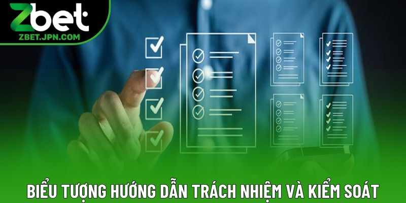 Biểu tượng hướng dẫn trách nhiệm và kiểm soát